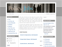 Tablet Screenshot of policyjobs.net